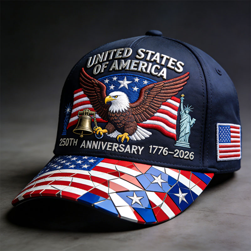 US 250th Anniversaryn Printed Hat-America250