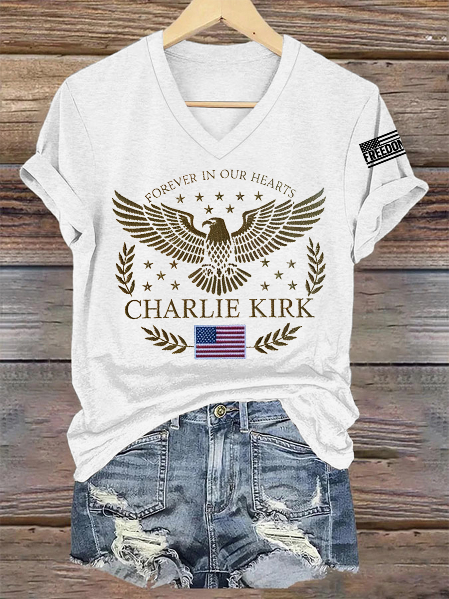 Women's Forever In Our Heart R.I.P C.K Tee-America250