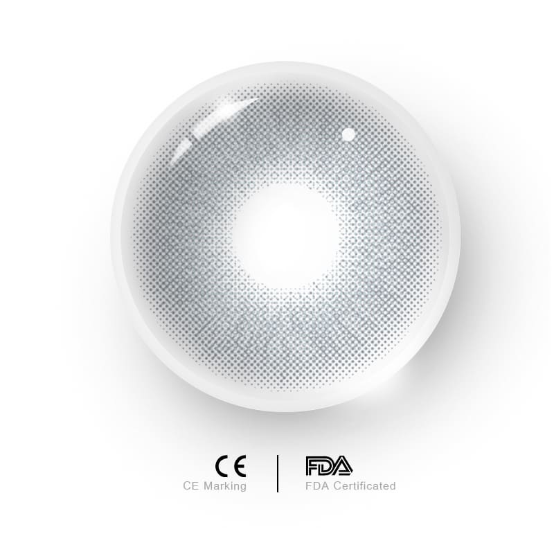 Uniieye Queen Grey Prescription Colored Contact Lenses-UNIIEYE