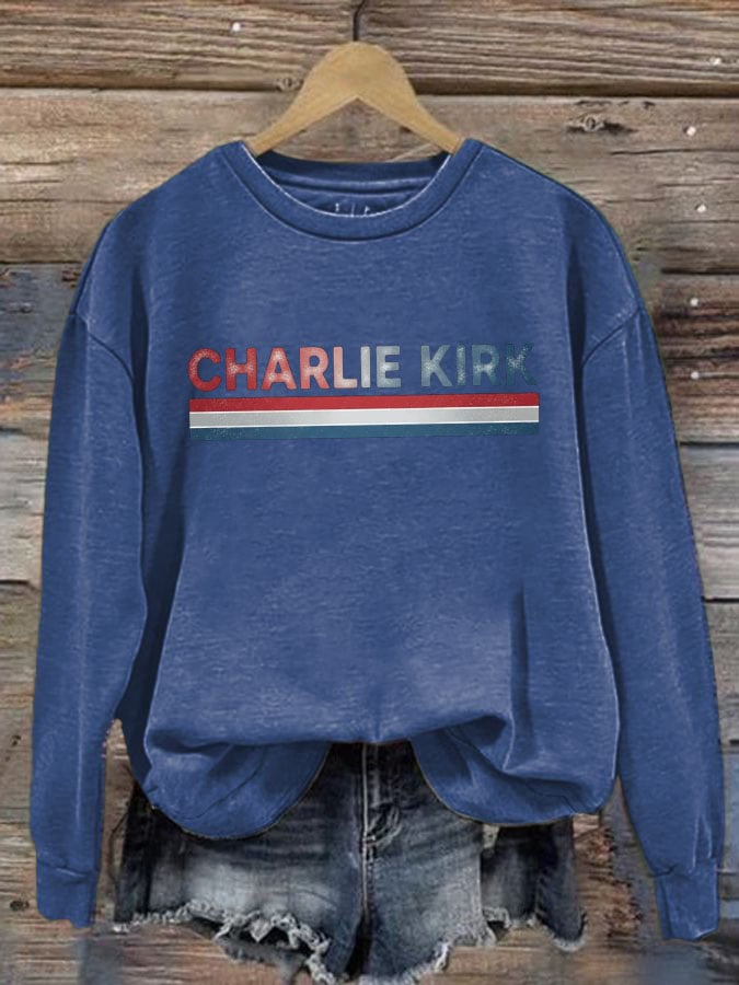 Women's Retro Freedom Print Sweatshirt-America250