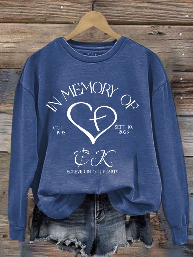 Women'S Casual Letter Print Long-Sleeved Sweatshirt-America250