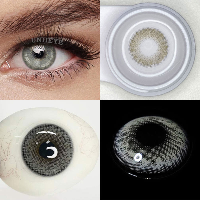 Uniieye Sydney Grey Prescription Colored Contact Lenses-UNIIEYE