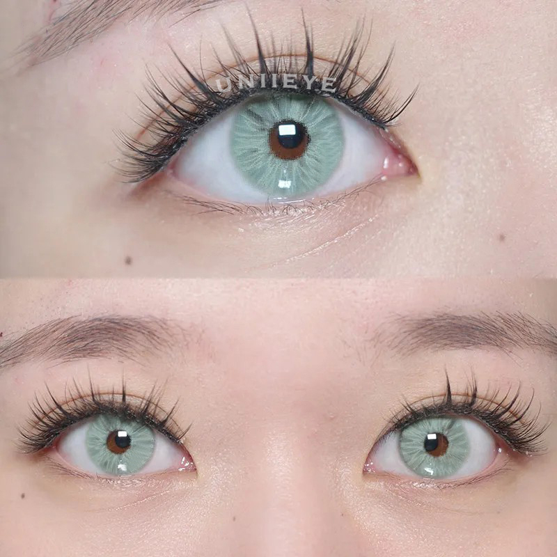 Uniieye Meta Green Prescription Colored Contact Lenses