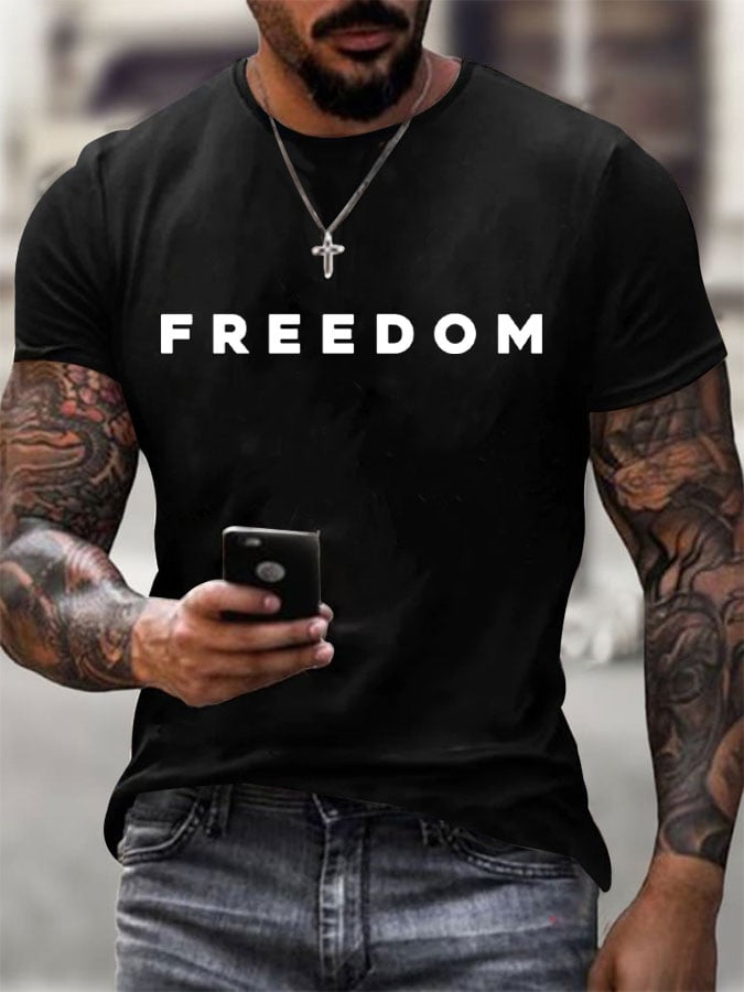 Men's Commemorative Printed T-Shirt-America250