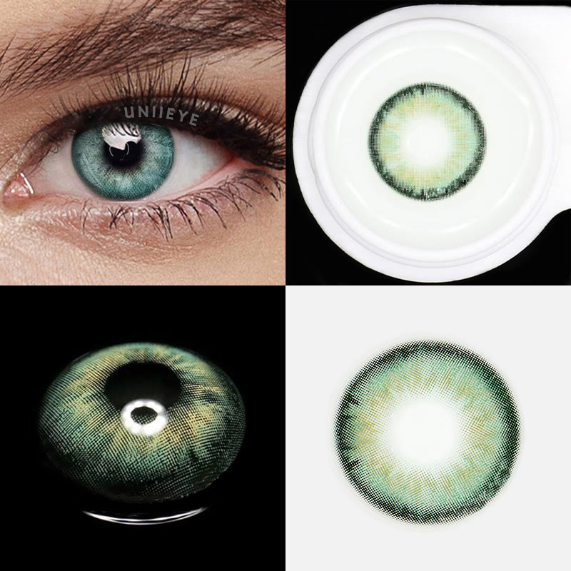 Uniieye Aegean Sea III Green Men Colored Contact Lenses