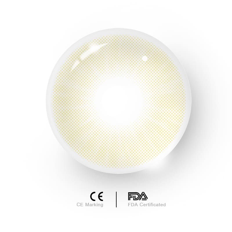 Uniieye Hidrocor II Ambar Prescription Colored Contact Lenses-UNIIEYE