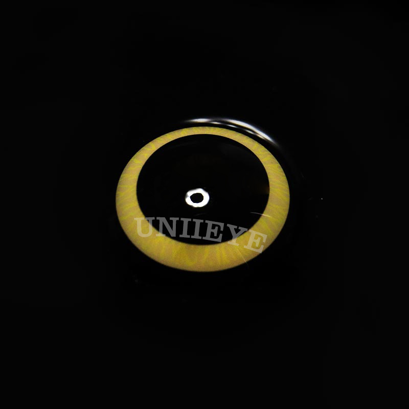 Uniieye Nebulos Yellow Cosplay Colored Contact Lenses-UNIIEYE