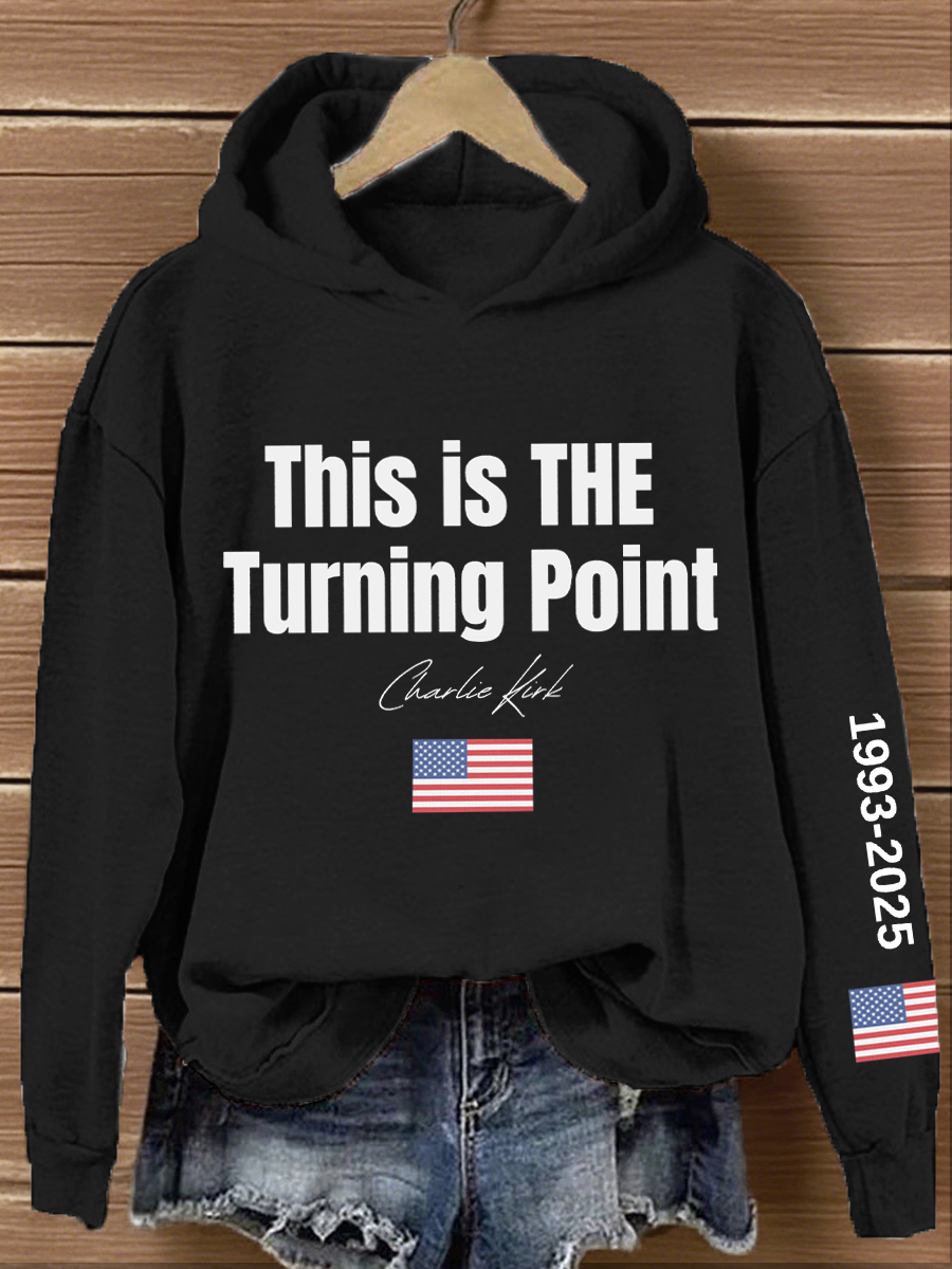 Women's This Is  Print Hoodie-America250