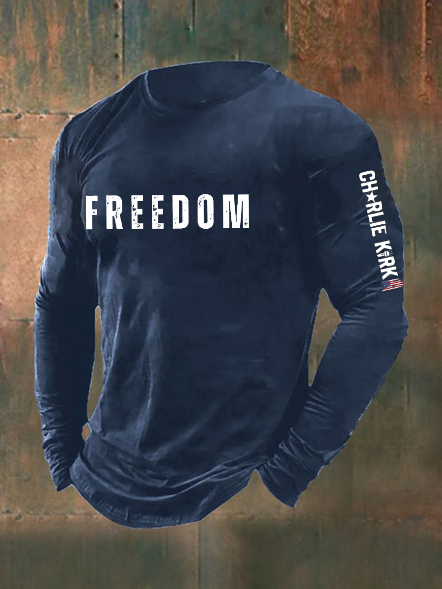 Men's Freedom Is Not Free R.I.P C.K Long Sleeve T-shirt-America250