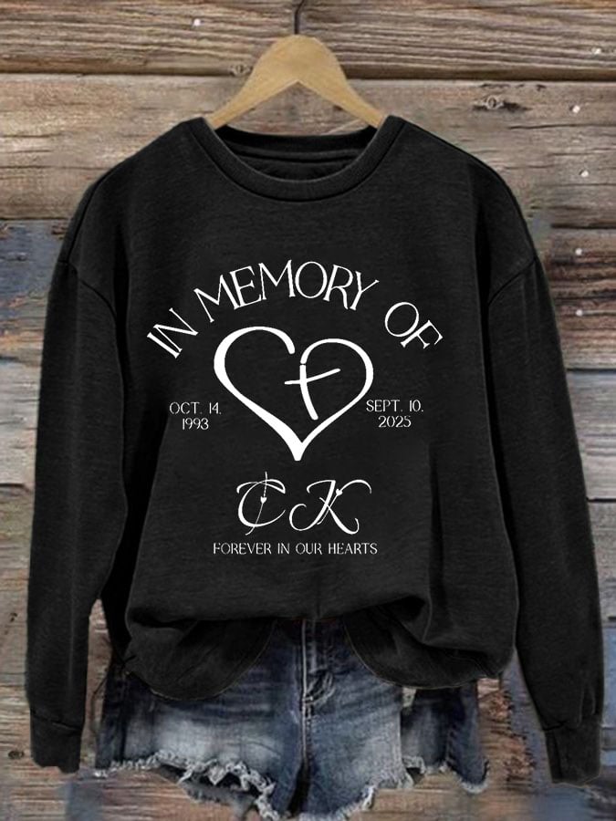 Women'S Casual Letter Print Long-Sleeved Sweatshirt-America250