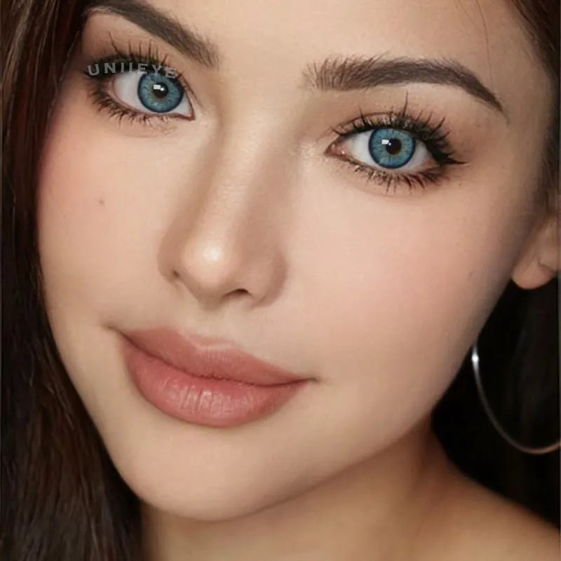 Uniieye Tyrande Blue Prescription Colored Contact Lenses