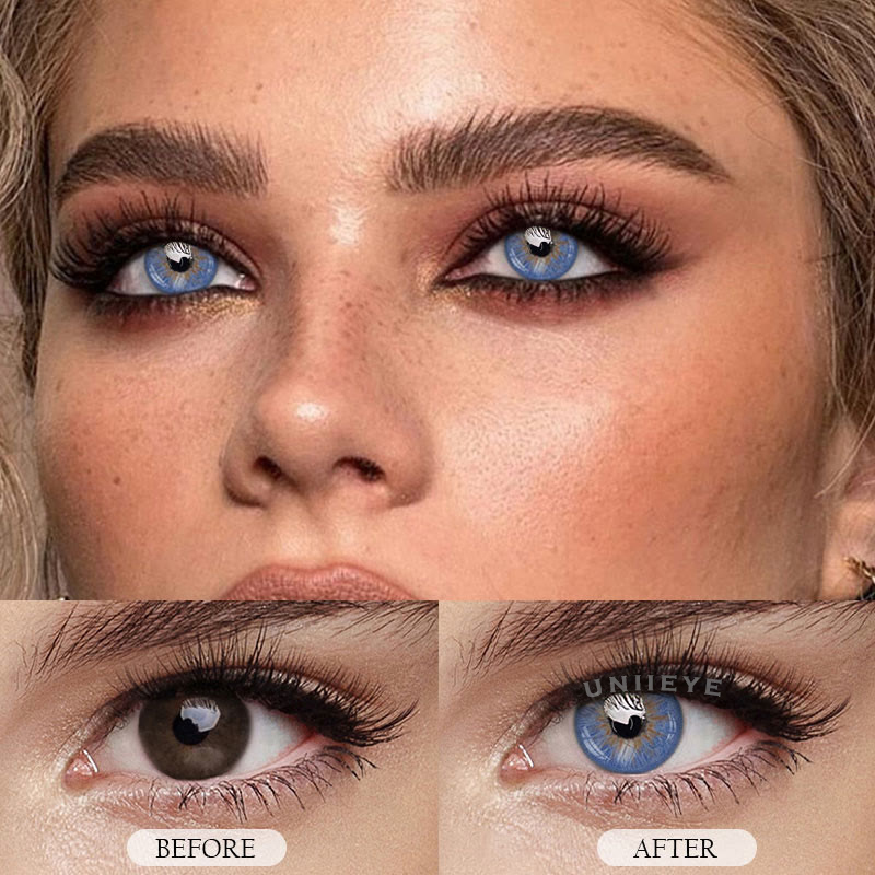 Uniieye Crush Blue Colored Contact Lenses