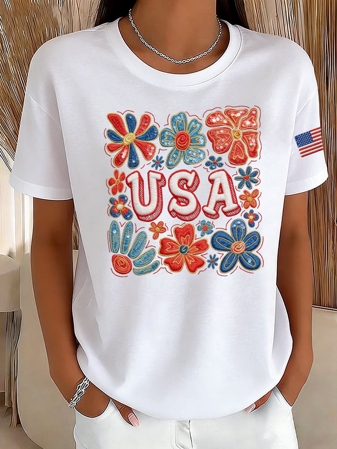 Women's Casual American 250 Commemorative T-shirt-America250