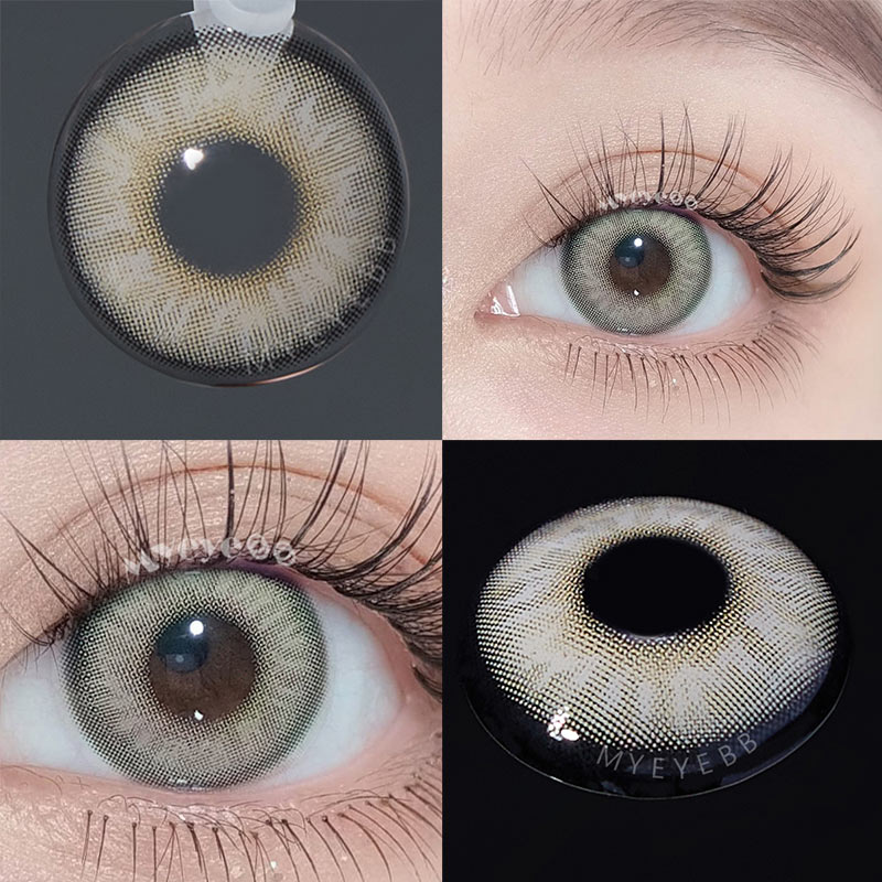 Uniieye Chanel Lady Himalaya Grey Prescription Colored Contact Lenses-UNIIEYE