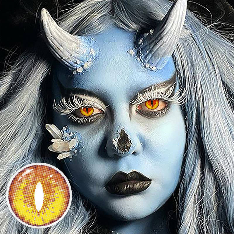 Uniieye Blind Dragon Maid Prescription Cosplay Colored Contact Lenses-UNIIEYE