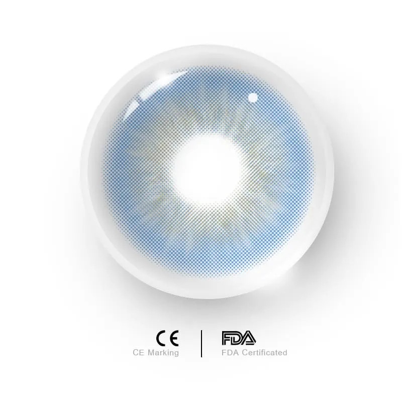 Uniieye Sin Blue Prescription Colored Contact Lenses
