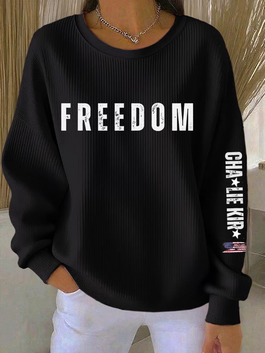 Women's Freedom Is Not Free R.I.P C.K Sweatshirt-America250