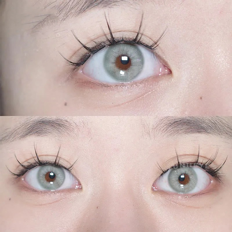 Uniieye Rome Times Green Prescription Colored Contact Lenses