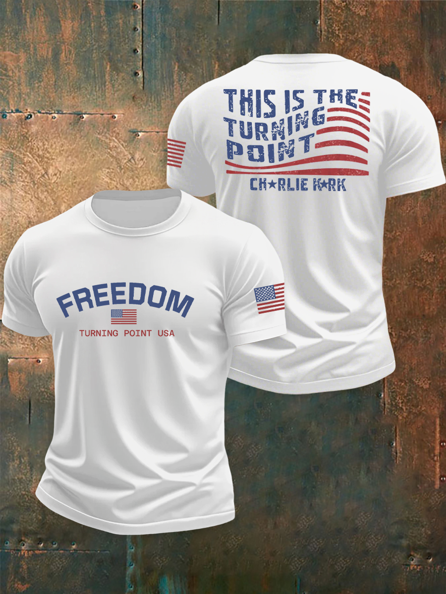 Men's TP Flag Printed T-shirt-America250