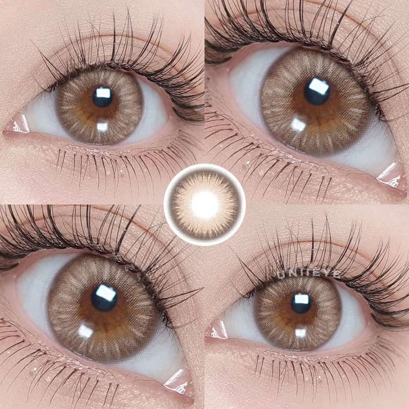 Uniieye Y2K Boho Brown Prescription Colored Contact Lenses