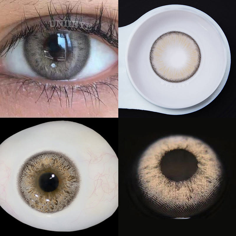 Uniieye Moonbeam II Cow Boy Brown Prescription Colored Contact Lenses-UNIIEYE