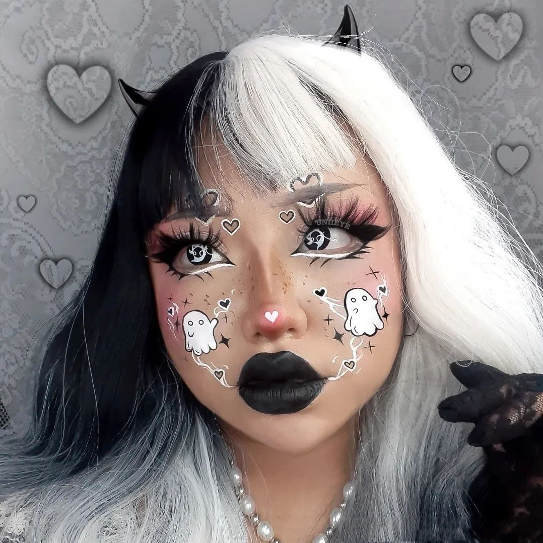 Uniieye Ghost Prescription Cosplay Colored Contact Lenses-UNIIEYE