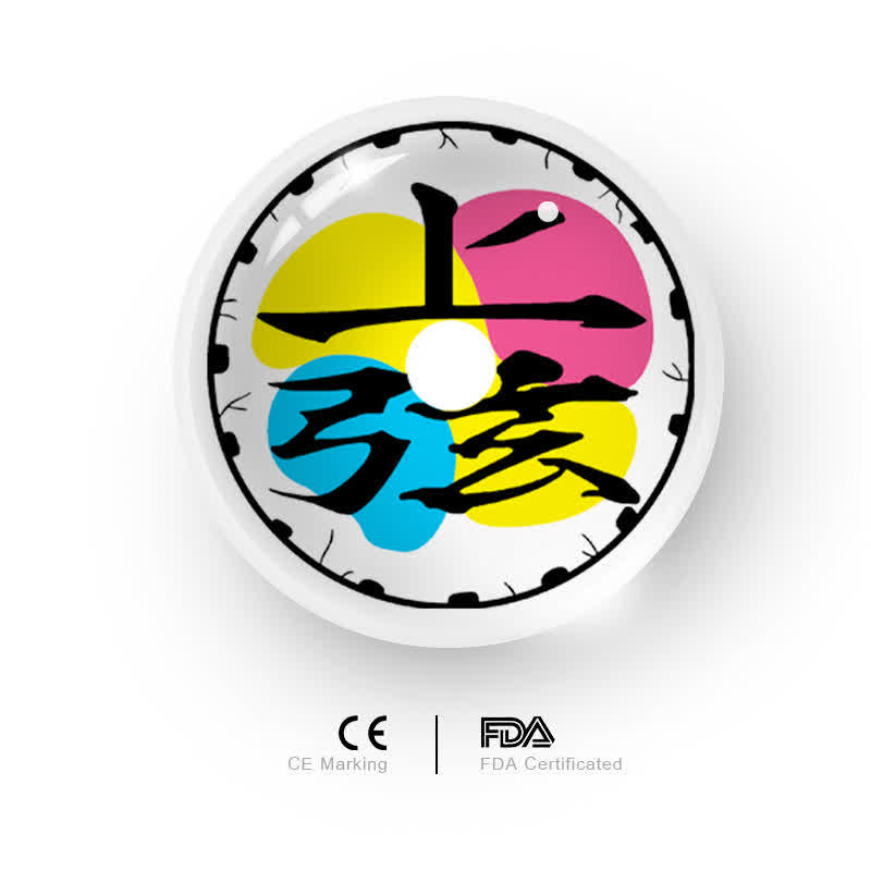 Uniieye Blind Douma Prescription Cosplay Colored Contact Lenses-UNIIEYE