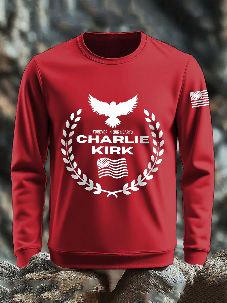 Men's patriotic print sweatshirt-America250