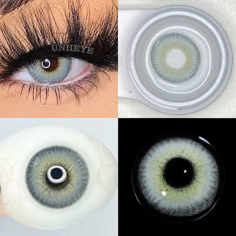 Uniieye Siren Blue Prescription Colored Contact Lenses-UNIIEYE