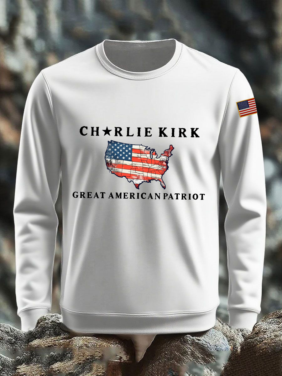 Men's Patriot Printed Sweatshirt-America250