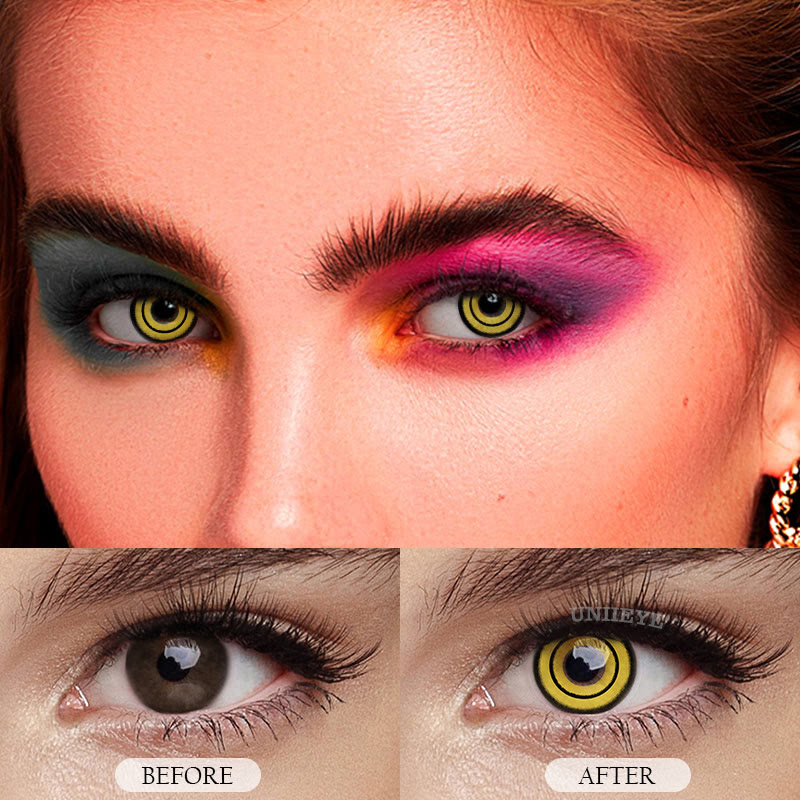 Uniieye Demon Slayer Prescription Cosplay Colored Contact Lenses-UNIIEYE