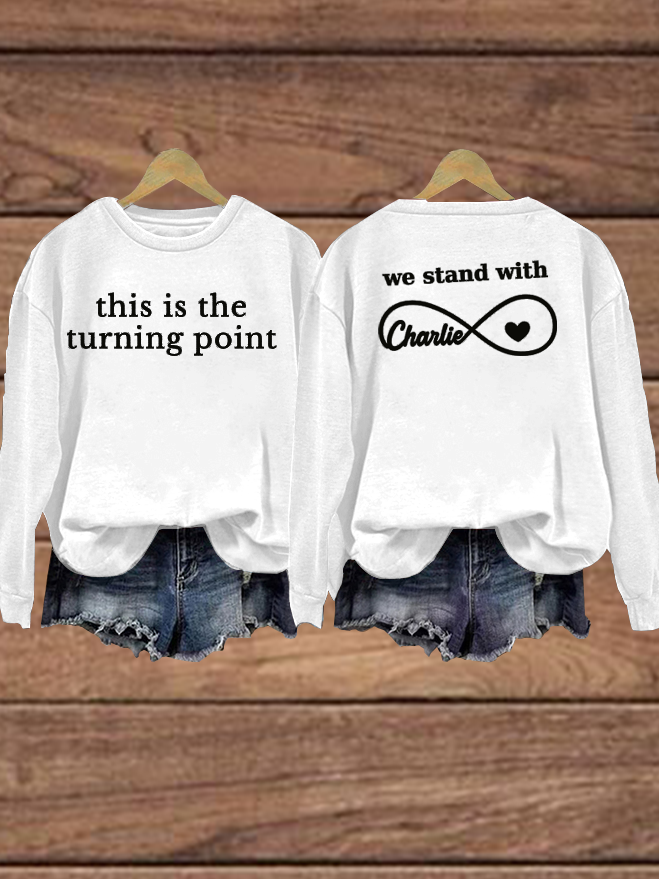Women's C.K TP Regular Sweatshirt-America250