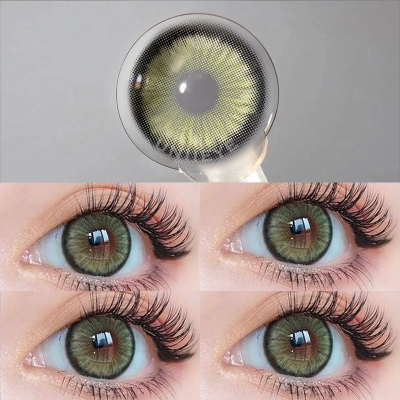 Uniieye Norko Green Prescription Colored Contact Lenses