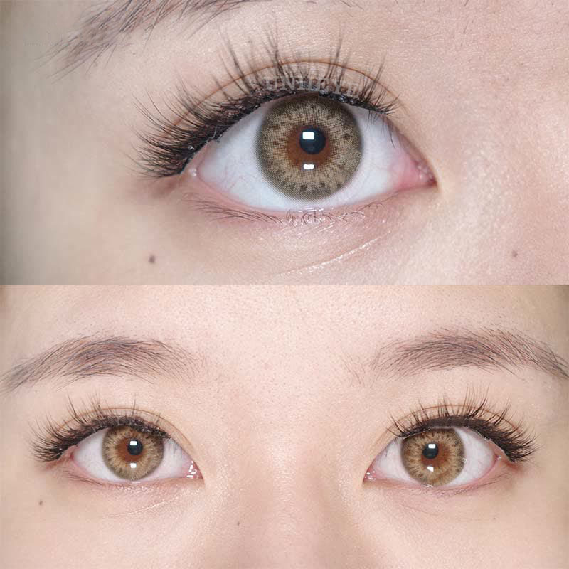 Uniieye DNA II Brown Prescription Colored Contact Lenses-UNIIEYE