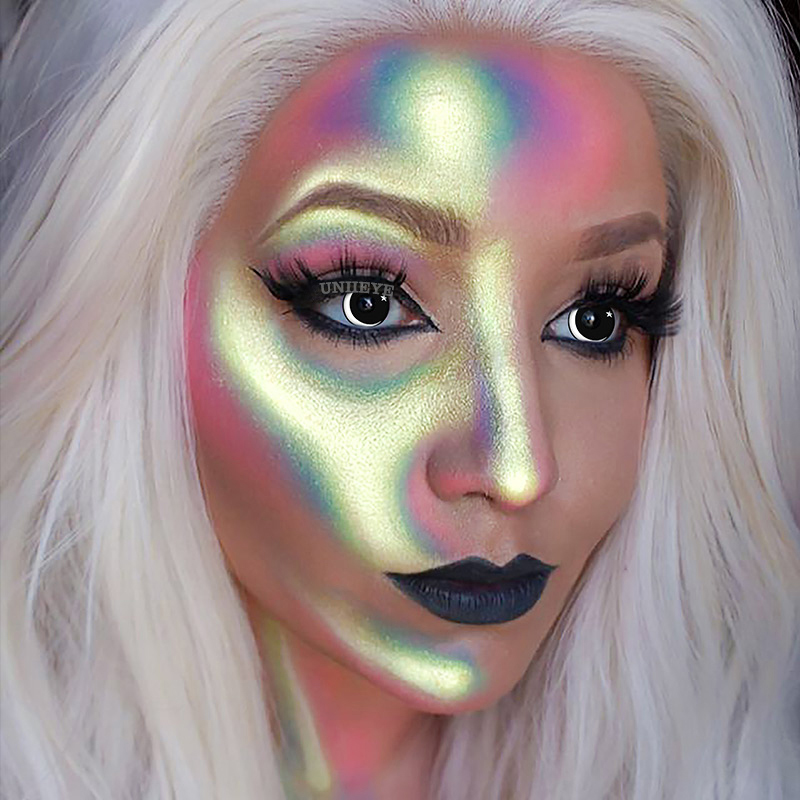 Uniieye Moon Star White Cosplay Colored Contact Lenses-UNIIEYE