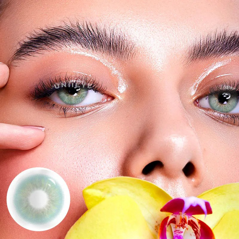Uniieye Sin Green Prescription Colored Contact Lenses