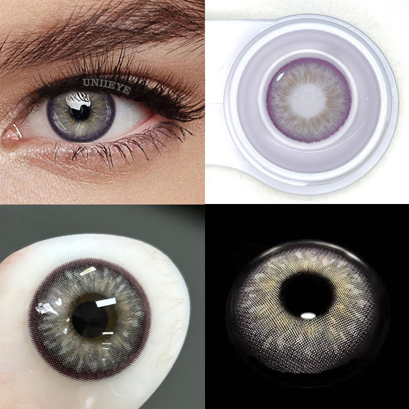 Uniieye Sicilian Grey Prescription Colored Contact Lenses-UNIIEYE