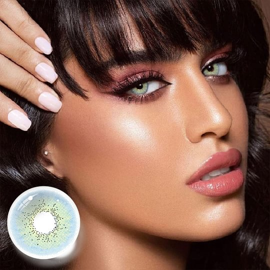 Uniieye Ocean Blue prescription Colored Contact Lenses