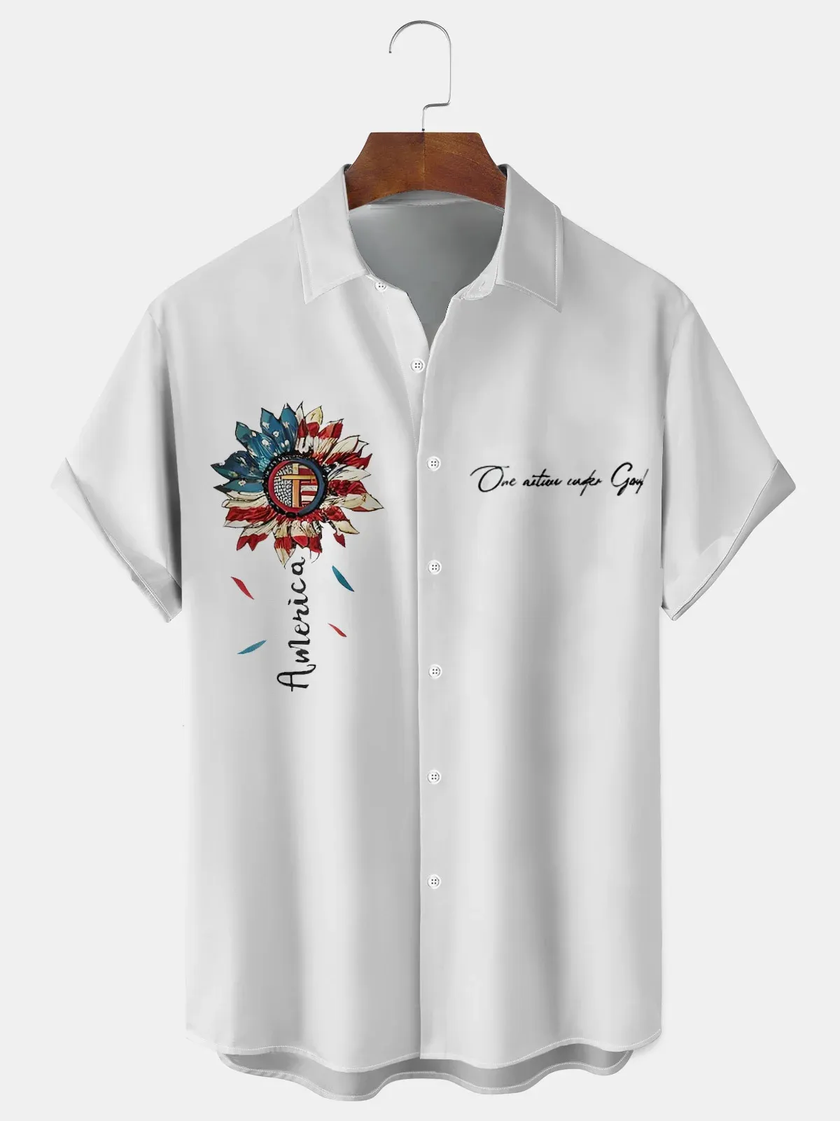 Men's America 250 Print Short Sleeve Shirt-America250