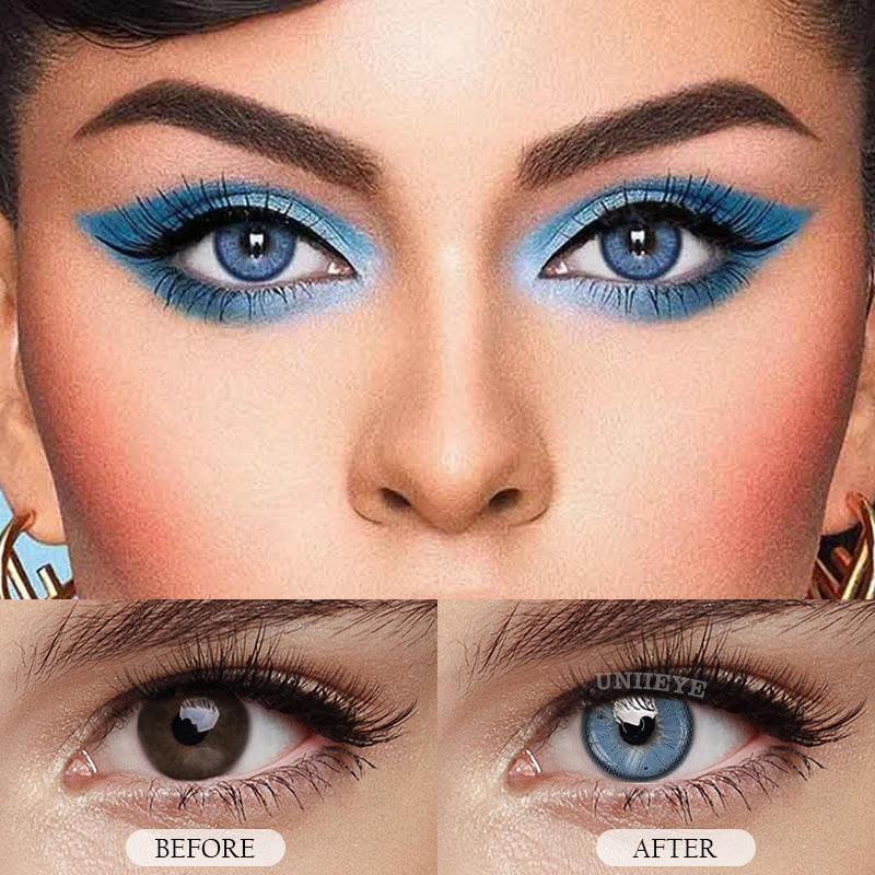 Uniieye Fruit Blue Colored Contact Lenses-UNIIEYE