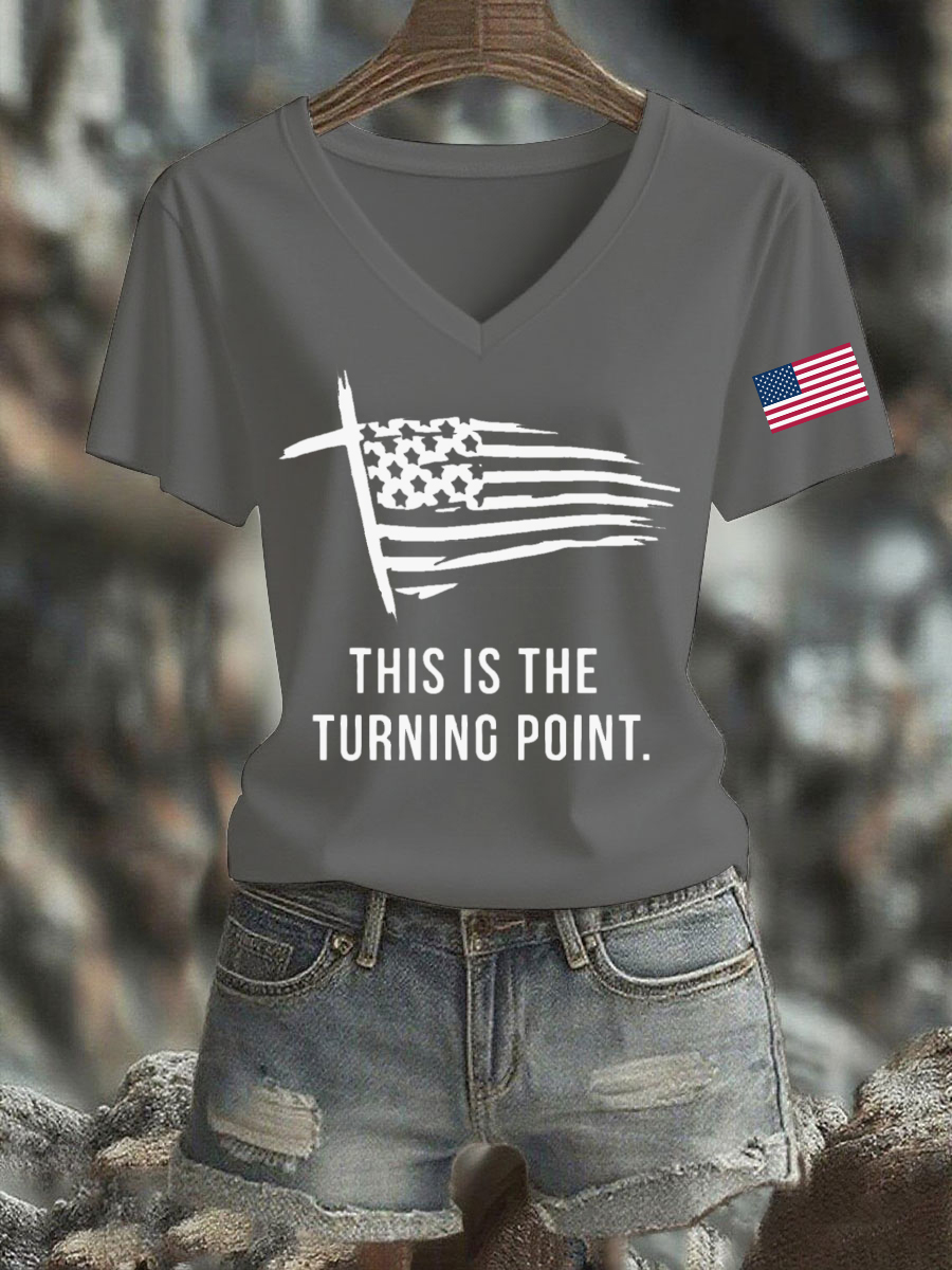 Women's This Is  Printed T-shirt-America250