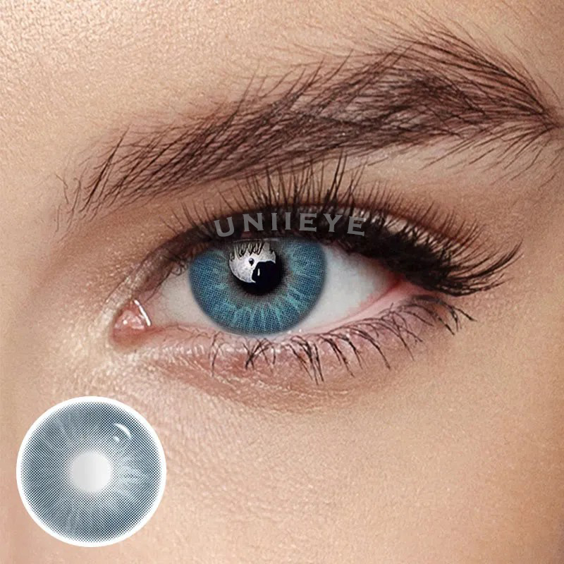 Uniieye Eros Blue Prescription Colored Contact Lenses