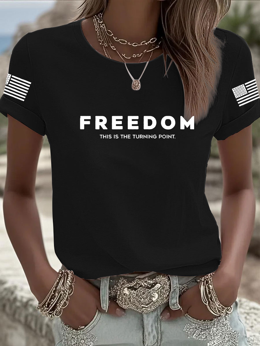 Women's Freedom Is Not Free This is the TP R.I.P C.K Short Sleeve T-shirt-America250
