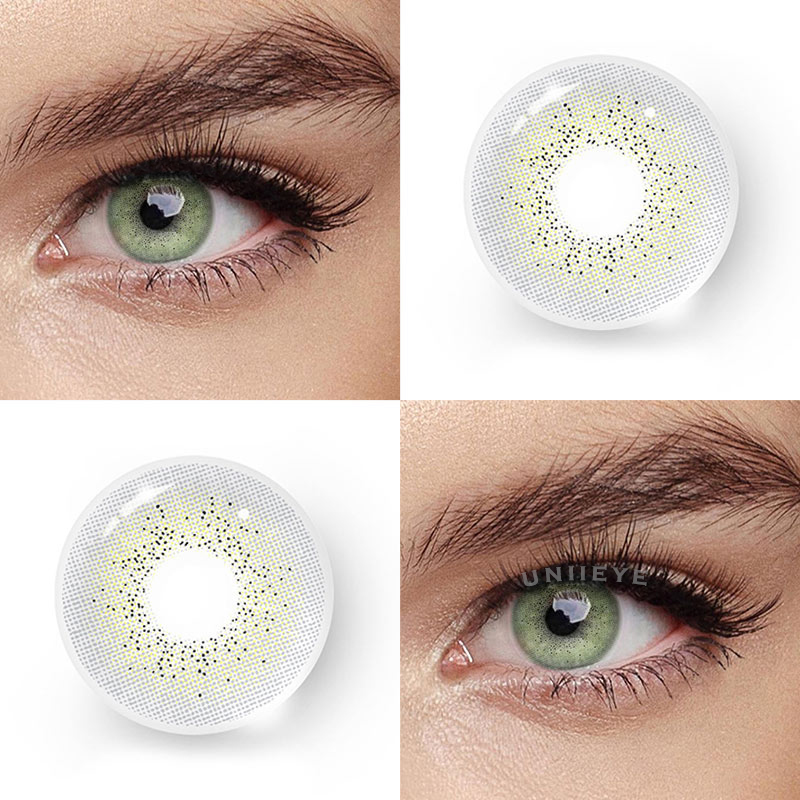 Uniieye Ocean Cyan-Grey Prescription Colored Contact Lenses