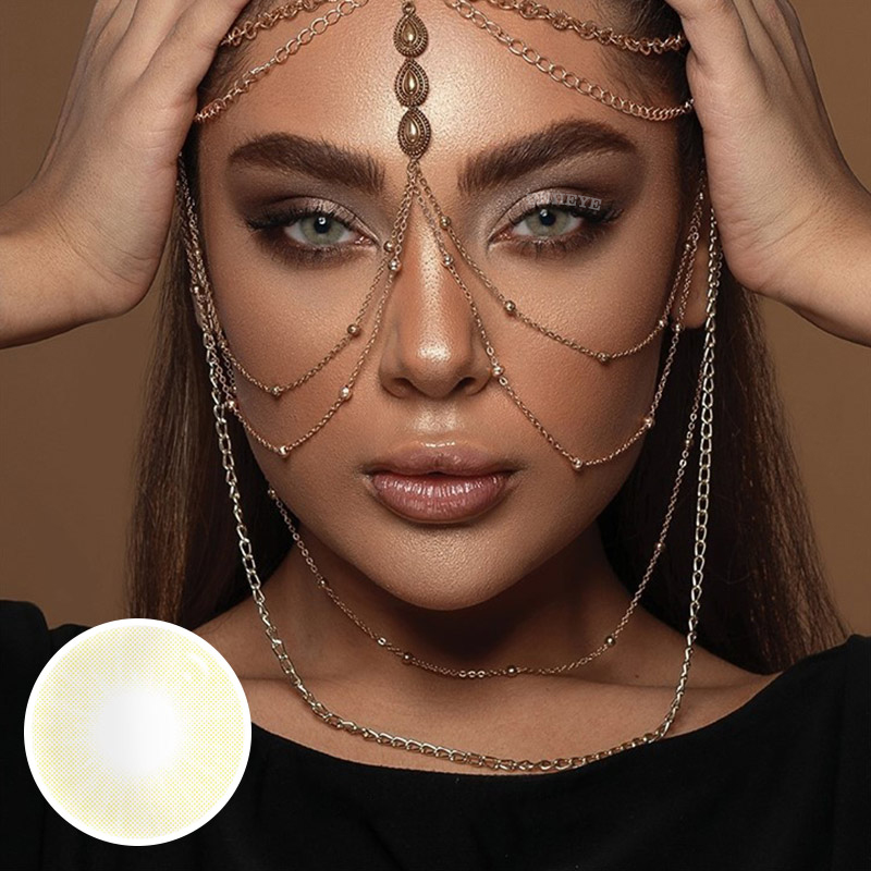 Uniieye Hidrocor II Ambar Prescription Colored Contact Lenses-UNIIEYE