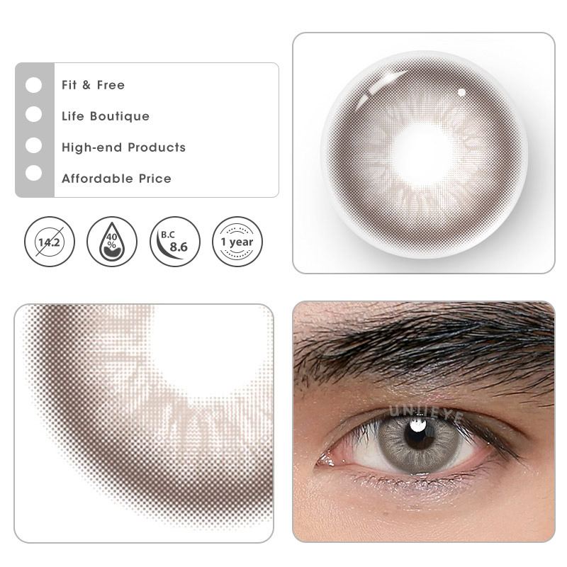 Unspoken Mirage Brown For man Colored Contact Lenses For man