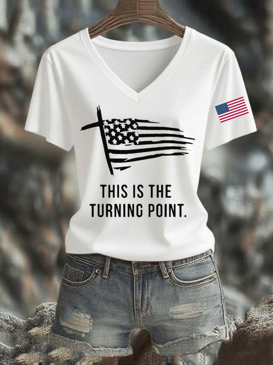 Women's This Is  Printed T-shirt-America250