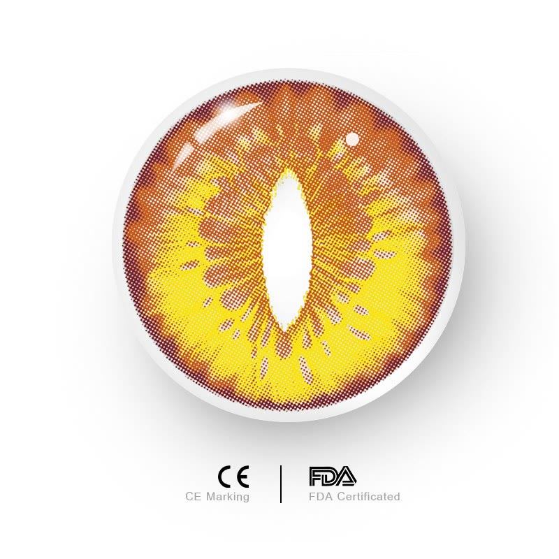 Uniieye Blind Dragon Maid Prescription Cosplay Colored Contact Lenses-UNIIEYE