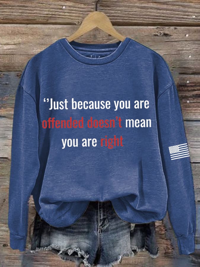 Women's Hot Casual Printed Sweatshirt-America250