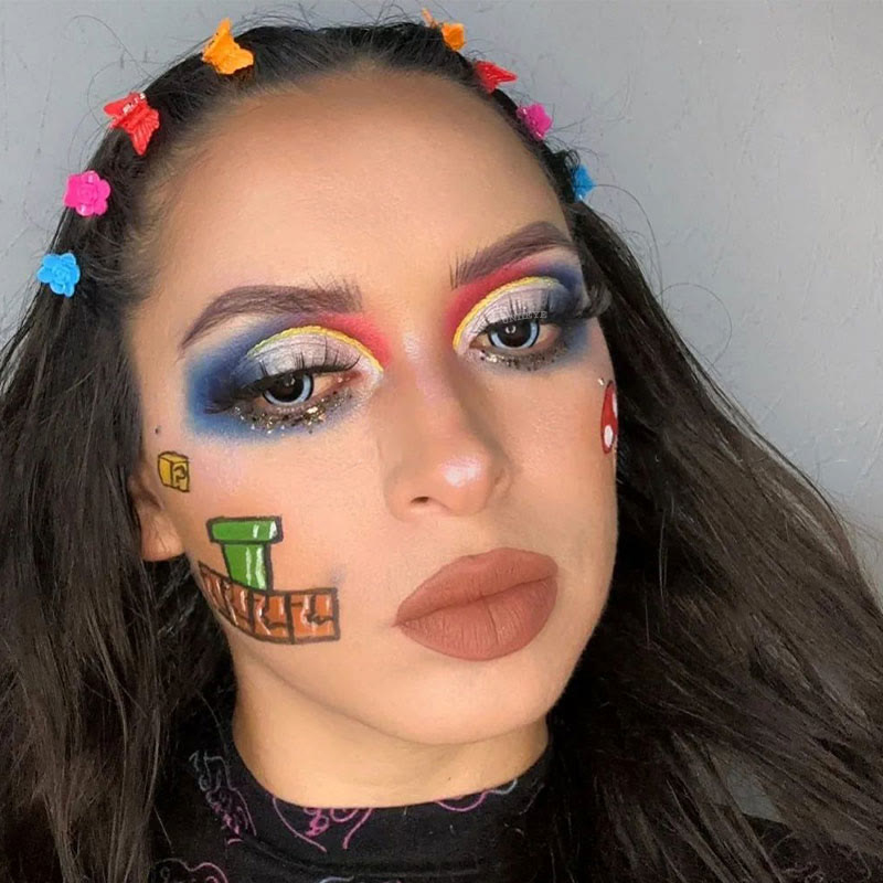 Uniieye Nebulos Blue Cosplay Colored Contact Lenses-UNIIEYE